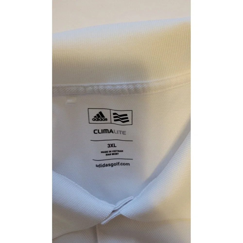 Yuengling Brewery Adidas Climalite FLIGHT Men's White Polo‎ Shirt 3XL